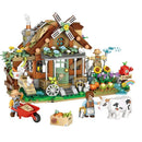 Loz Blocks Farm Cottage House Ranch