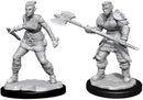 D&D Nolzurs Marvelous Unpainted Miniatures: Orc Barbarian Female