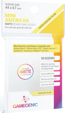 Matte Sleeves: Mini American-Sized (50 Sleeves)