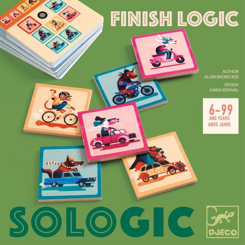Djeco Sologic Finish Logic Version Multilingue