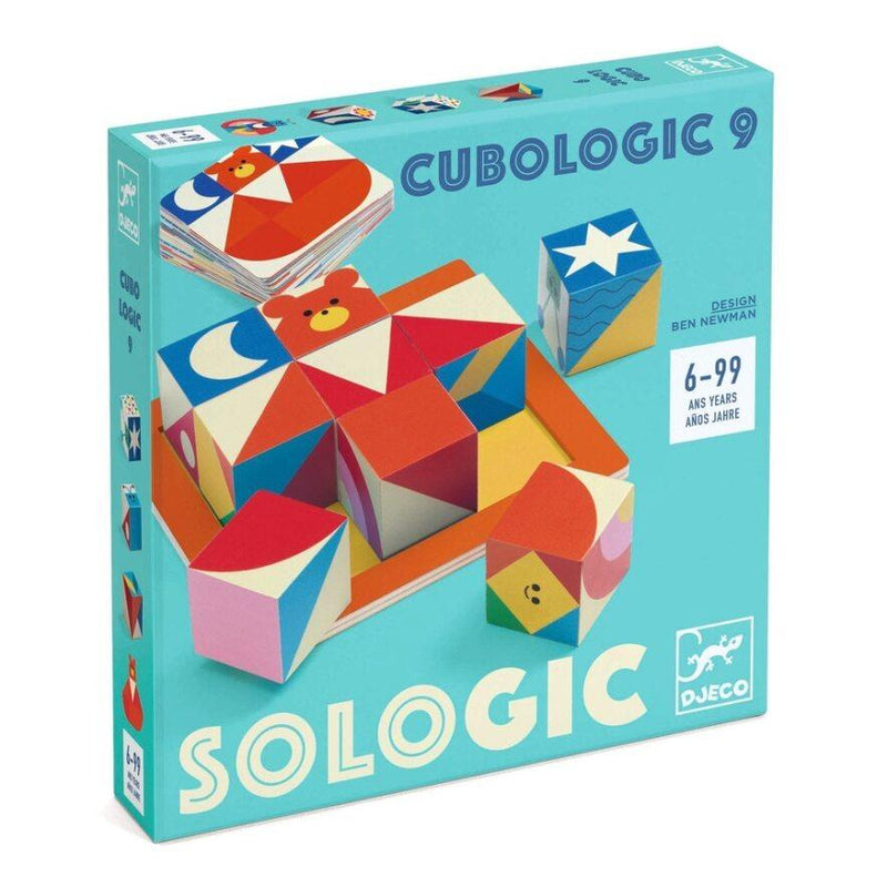 Djeco Sologic Cubologic 9 Version Multilingue