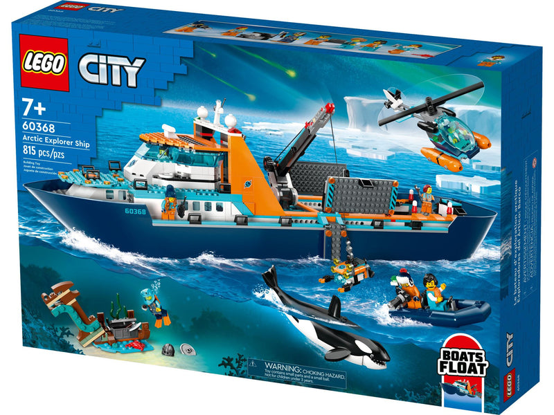 Lego City Le bateau d’exploration arctique