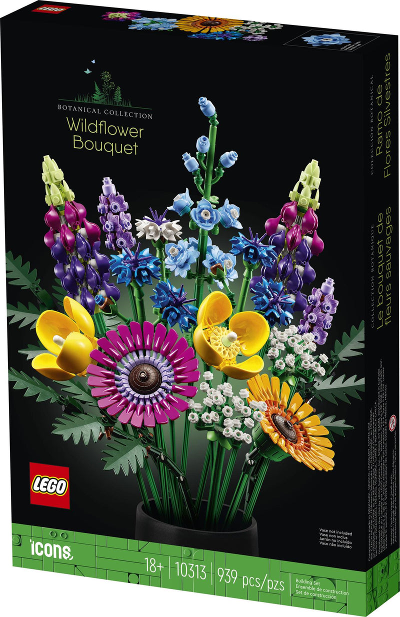 Lego Icons Le bouquet de fleurs sauvages