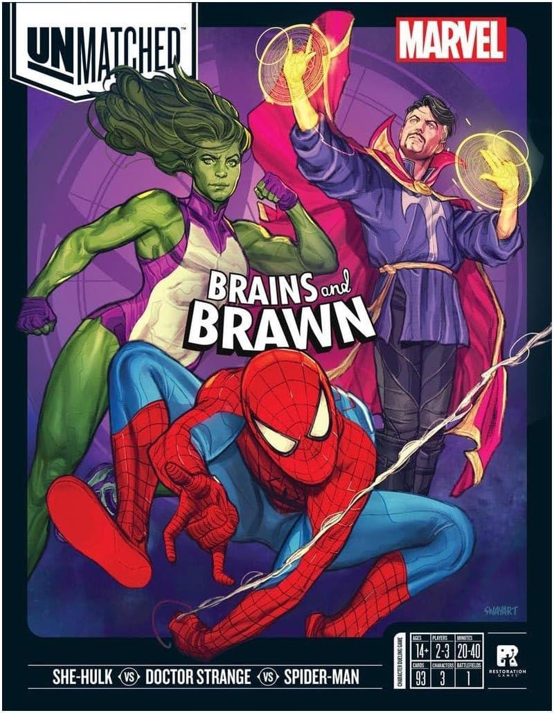 Unmatched: Marvel: Brains and Brawn Version Anglaise