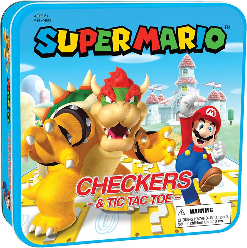 Checkers & Tic Tac Toe: Super Mario Vs. Bowser Version Anglaise