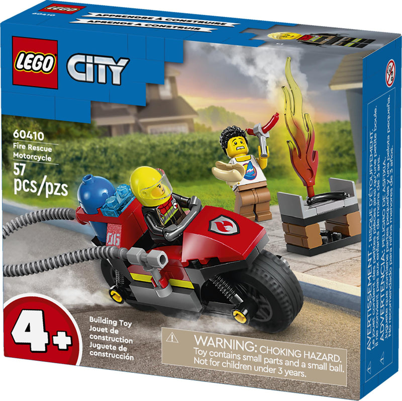 Lego City La motocyclette de sauvetage des pompiers