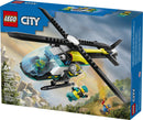 Lego City L’hélicoptère de sauvetage d’urgence