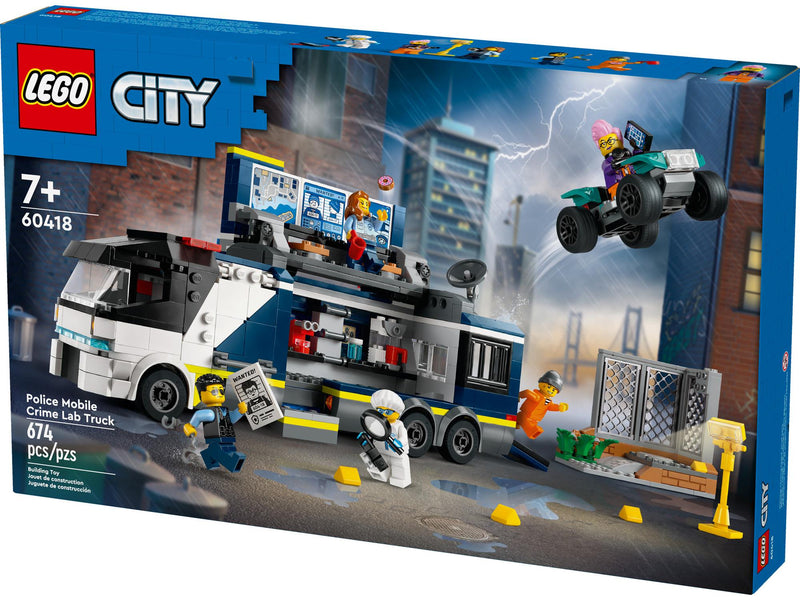 Lego City Le camion laboratoire mobile de la police scientifique