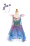 Costume Robe Papillon Bleue avec Ailes et Bandeau 3 - 4 ans