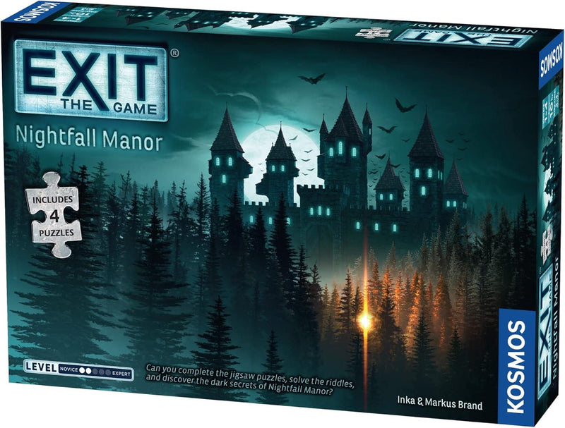 EXIT: Nightfall Manor (Avec Puzzle) Niveau 2 Version Anglaise