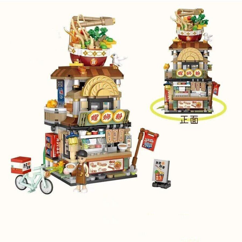 Loz Block Spiral Noodle Shop