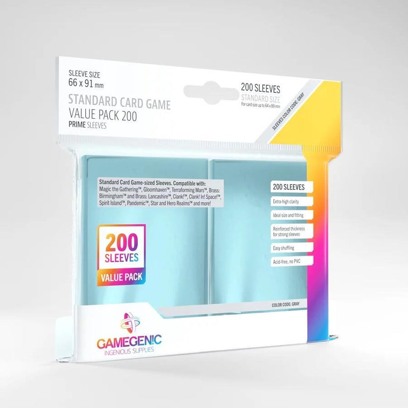 Gamegenic: Sleeves: Standard Card Game: Value Pack (200)