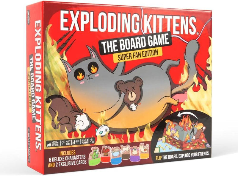 Exploding Kittens Board Game The Superfan Edition Version Anglaise