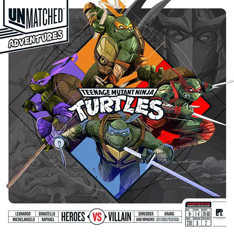 Unmatched Adventures: Teenage Mutant Ninja Turtles Version Anglaise