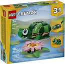 Lego Creator Turtle with a Water Lily Flower
