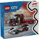 Lego City F1 Display Truck with Audi F1 Race Car