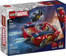 Lego Marvel Spider-Man Car vs. Venomized Wolverine