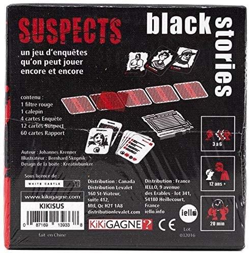 Black Stories Suspects Version Française