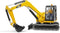 BRUDER Toys Cat Mini Excavator with Playsets Vehicle Worker