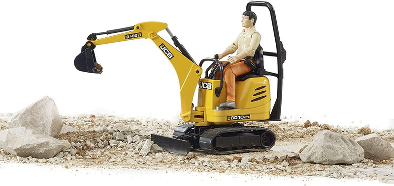 Bruder - Miniature Vehicle - Mini Pelle JCB 8010 CTS With Character
