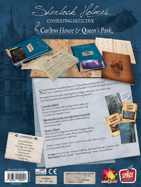 Sherlock Holmes, Consulting Detective - Vol.3: Carlton House & Queen's Park (ANG)
