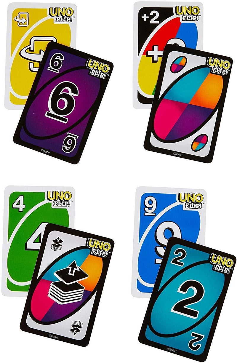 Uno Classic Flip Crazy Card ; Friends Card Party Game