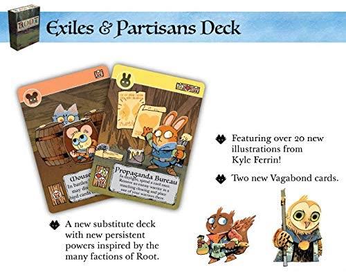 Root: The Exiles and Partisans Deck Version Anglaise