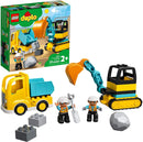 Lego Duplo Construction Truck & Tracked Excavator
