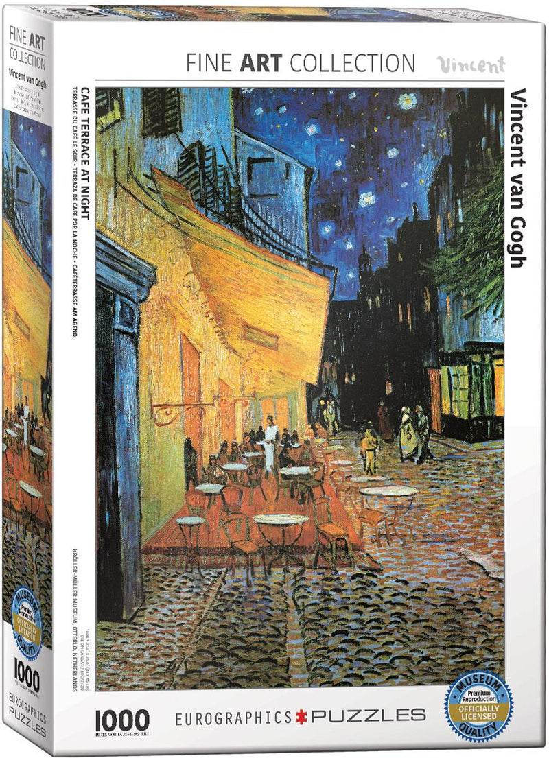 Eurographics 1000P Café terrasse par Vincent Van Gogh