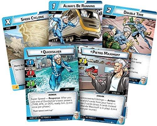 Marvel Champions: The Card Game Quicksilver Hero Pack Version Anglaise