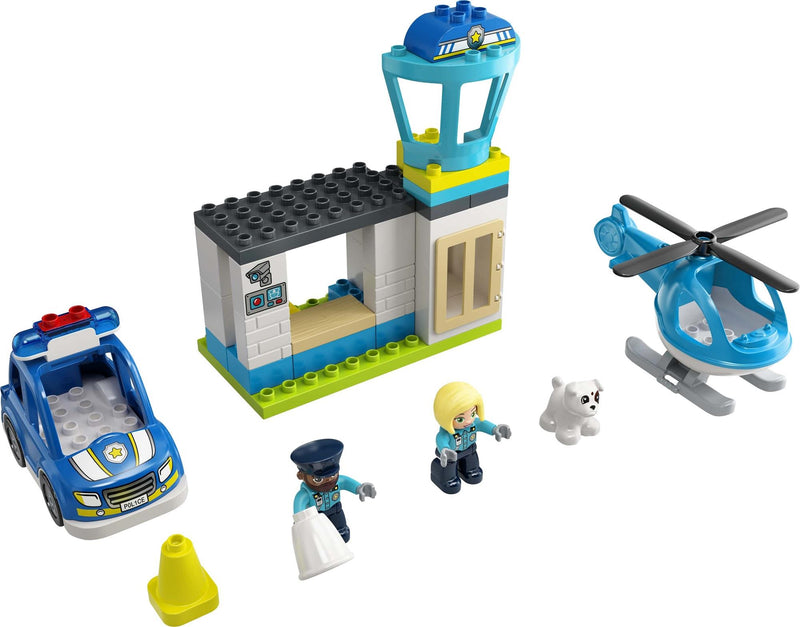 Lego Duplo le Poste de Police et l’Hélicoptère