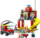 Lego City La Caserne et le Camion de Pompiers