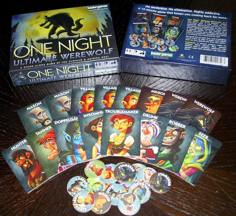 One Night Ultimate Werewolf Version Anglaise