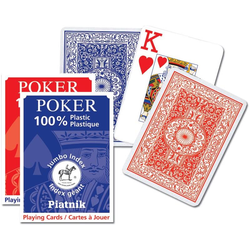 Jeu de cartes Piatnik Poker plastique