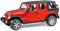 Bruder Jeep Wrangler Unlimited Rubicon, Rouge