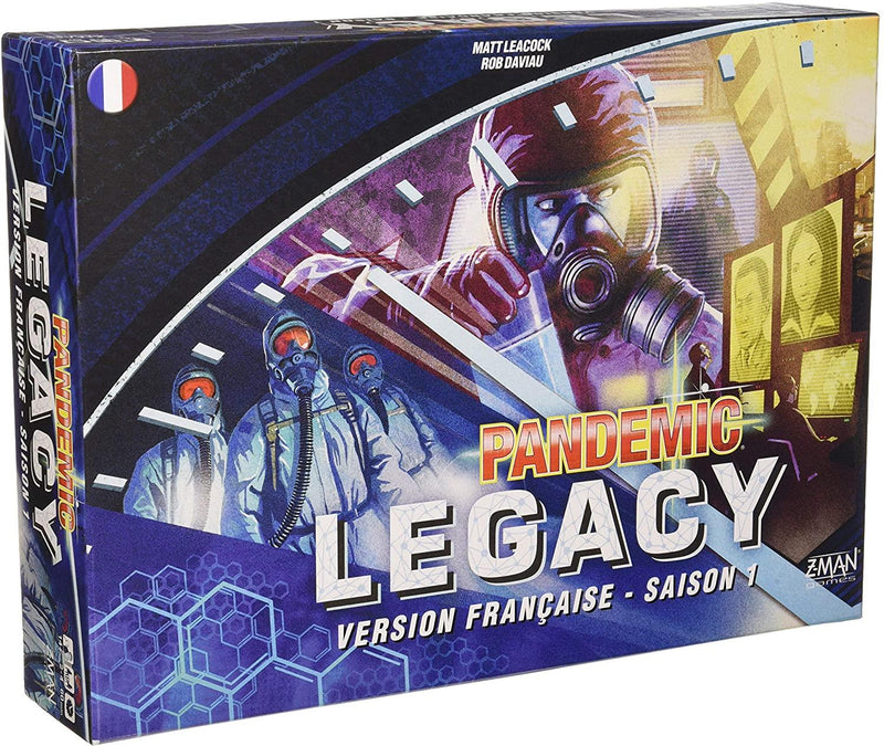 Pandemic Legacy Saison 1 Boite Bleu Version Française