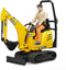 Bruder - Miniature Vehicle - Mini Pelle JCB 8010 CTS With Character