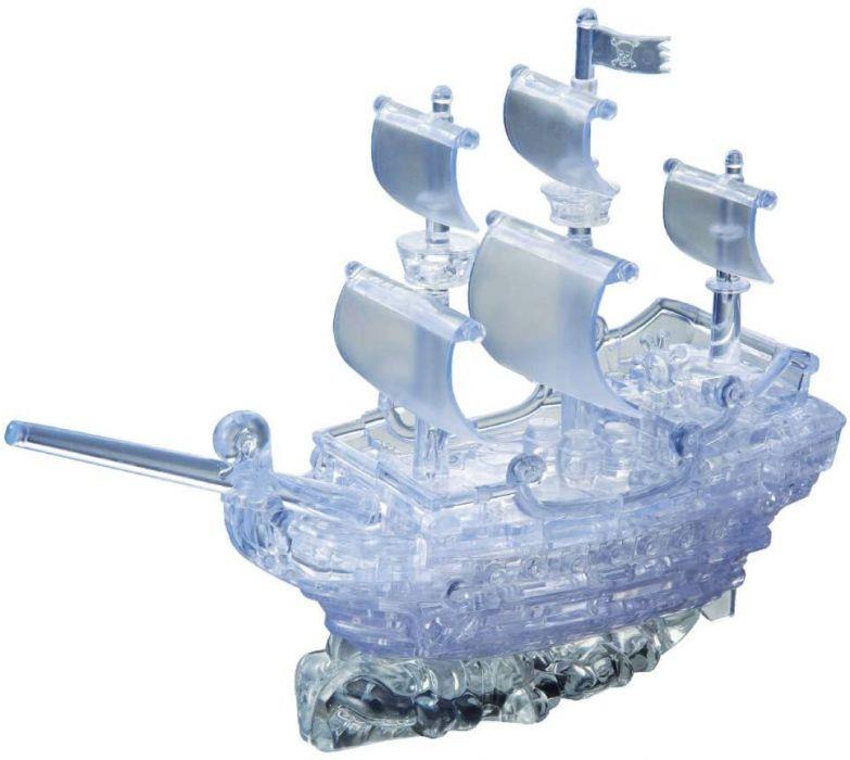 Crystal Puzzle Pirate Boat White