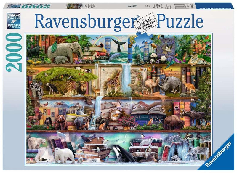 Puzzle Ravensburger 2000P Magnifique Monde Animal