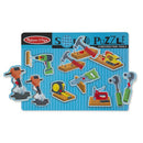 Puzzle Wood With Sound - Construction 8 pieces