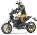 Bruder Ducati Scrambler Sled with driver's vehicles