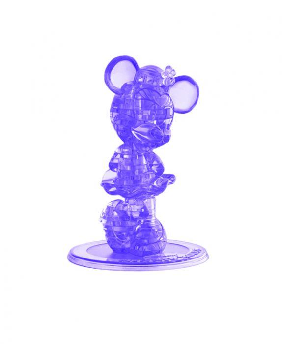 Bepuzzled Crystal 3D Disney Minnie Mauve