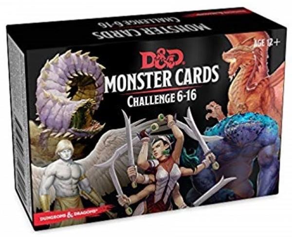 D&D 5 - Monster Cards Challenge 6 - 16