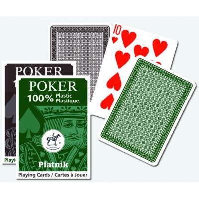 Jeu de cartes Poker 100% plastique