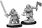 Pathfinder: Battles Deep Unpainted Miniatures Female Dwarf Barbarian