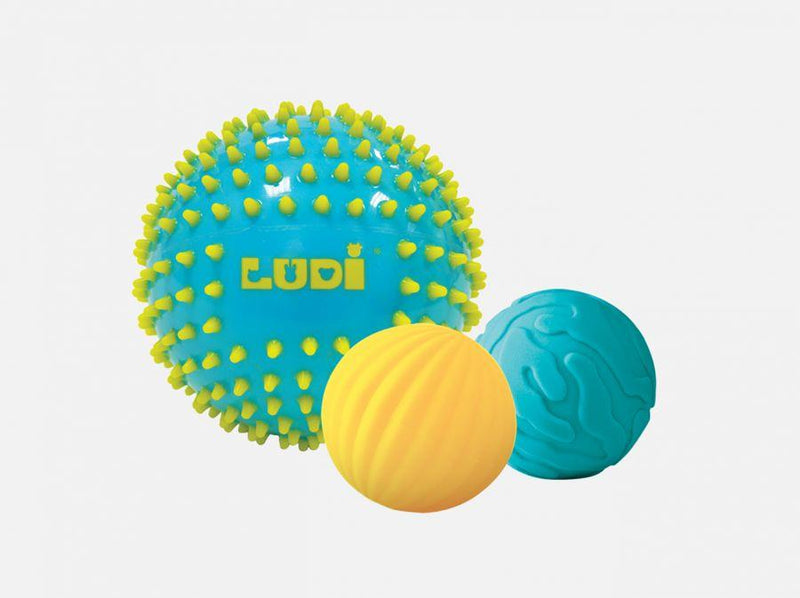 LUDI - 3 balles sensorielles