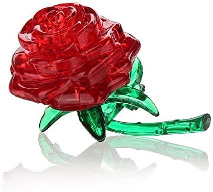 Crystal Puzzle Rose Rouge
