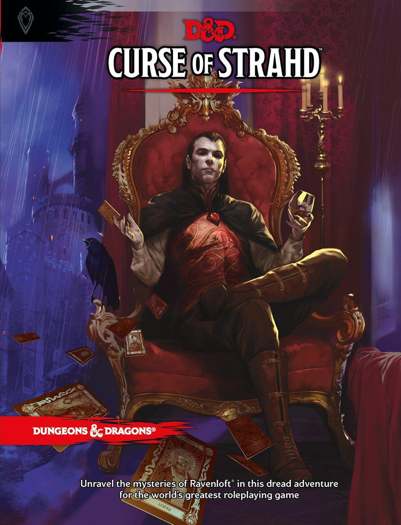 Livre Dungeons & Dragons Curse of Strahd Version Anglaise