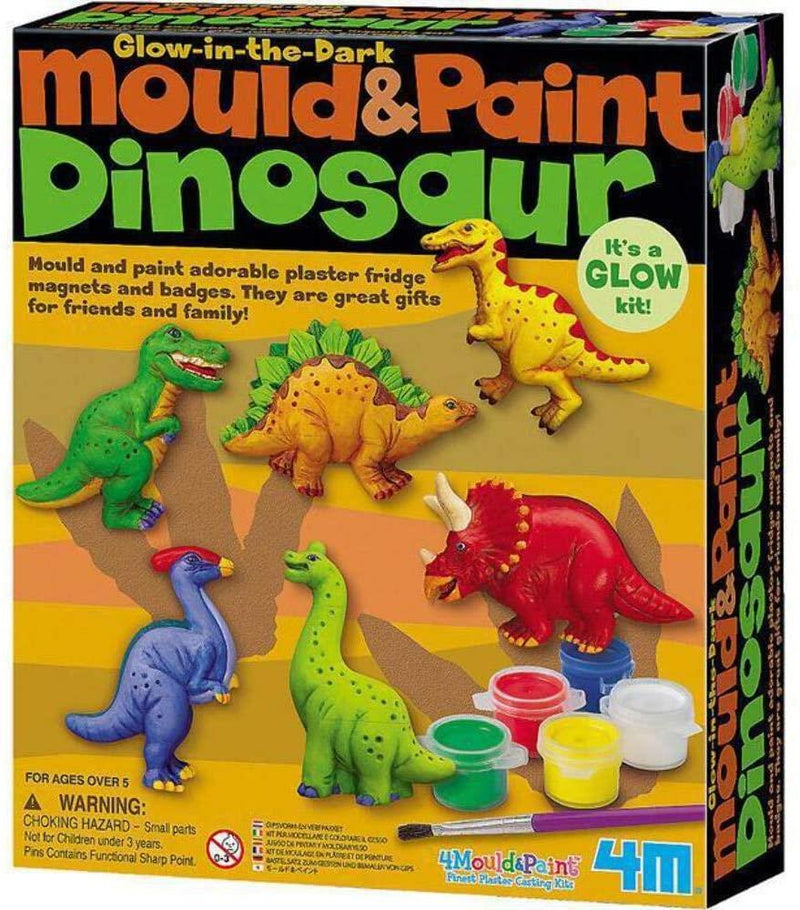 Dinosaur has mold and paint shines in the dark (French)