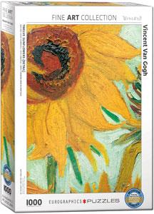 Eurographics 1000P Sunflowers by Vincent Van Gogh